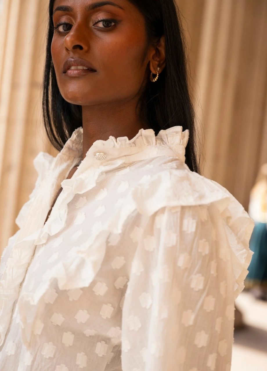 Maya Blouse - Powder