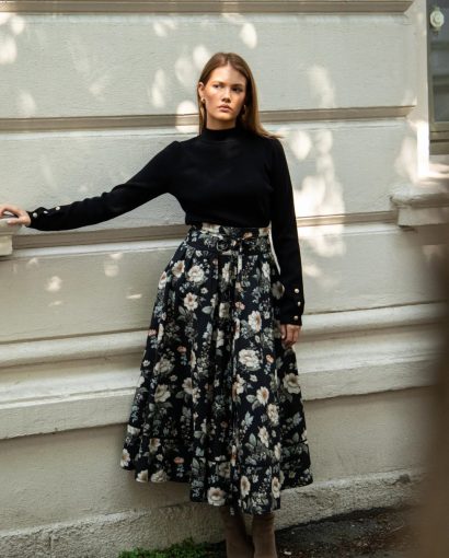 Astrid Skirt - Antique Black