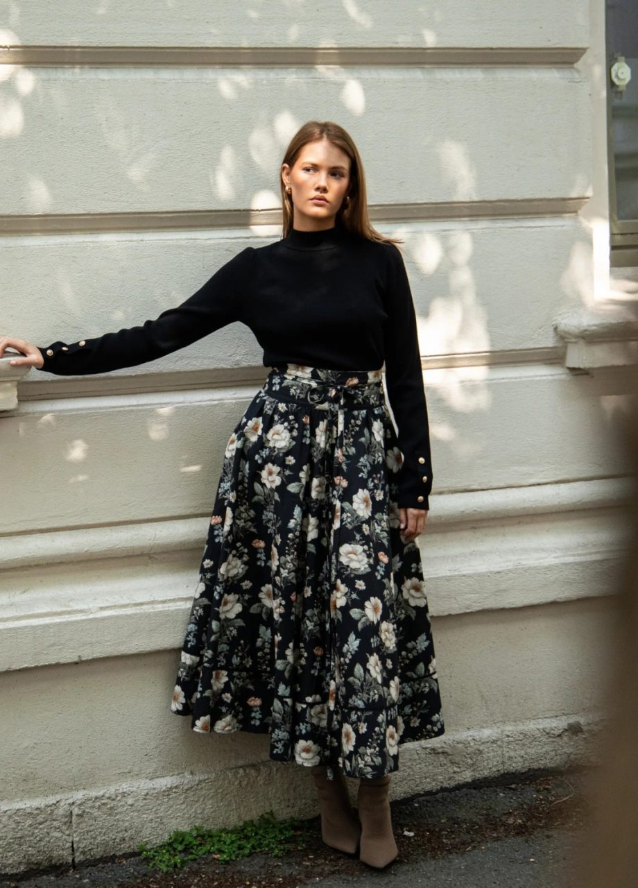 Astrid Skirt - Antique Black