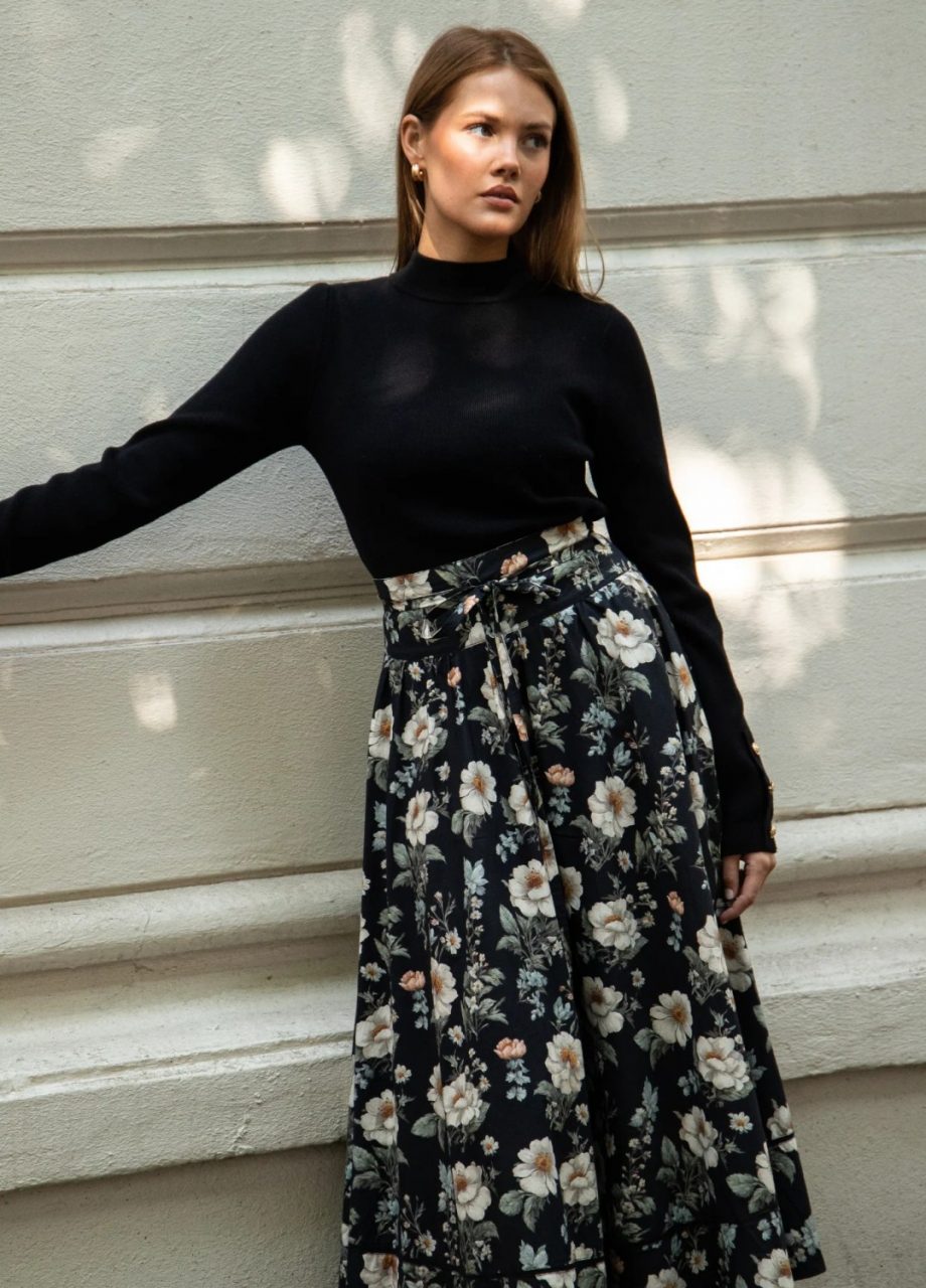 Astrid Skirt - Antique Black