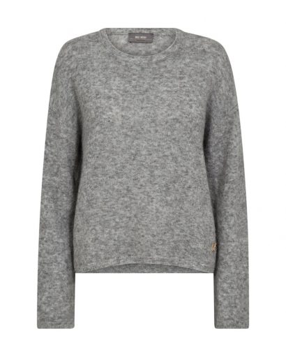 Mape o-neck knit - Grey melange