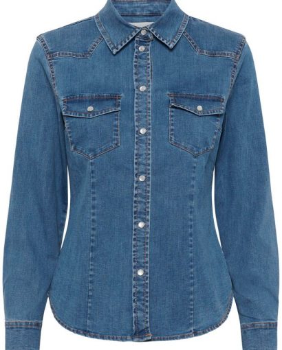 Sanilla shirt - Medium blue denim