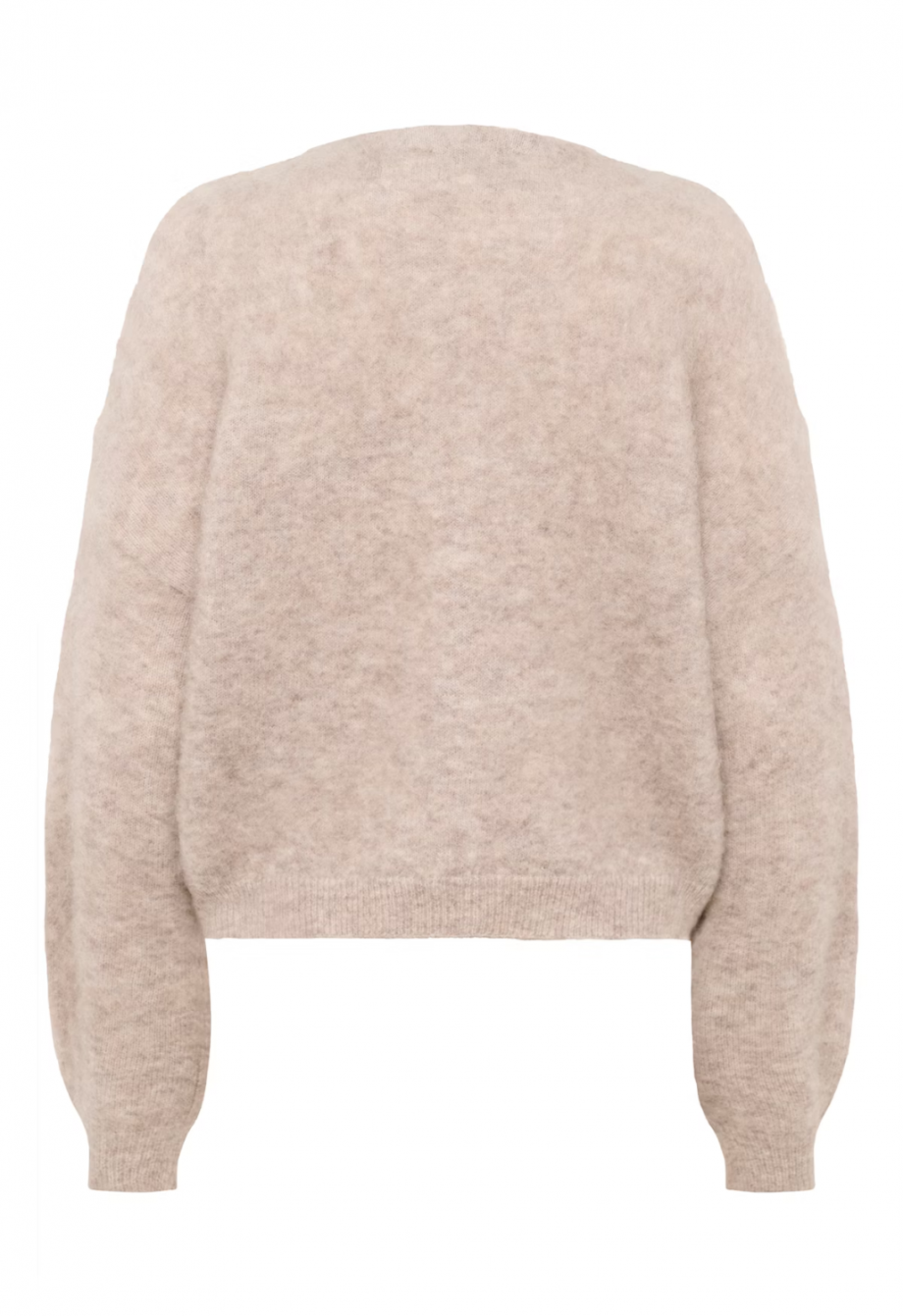 Debbie cardigan - Warm sand melange