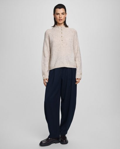Milania Hope M pullover - Oatmeal melange