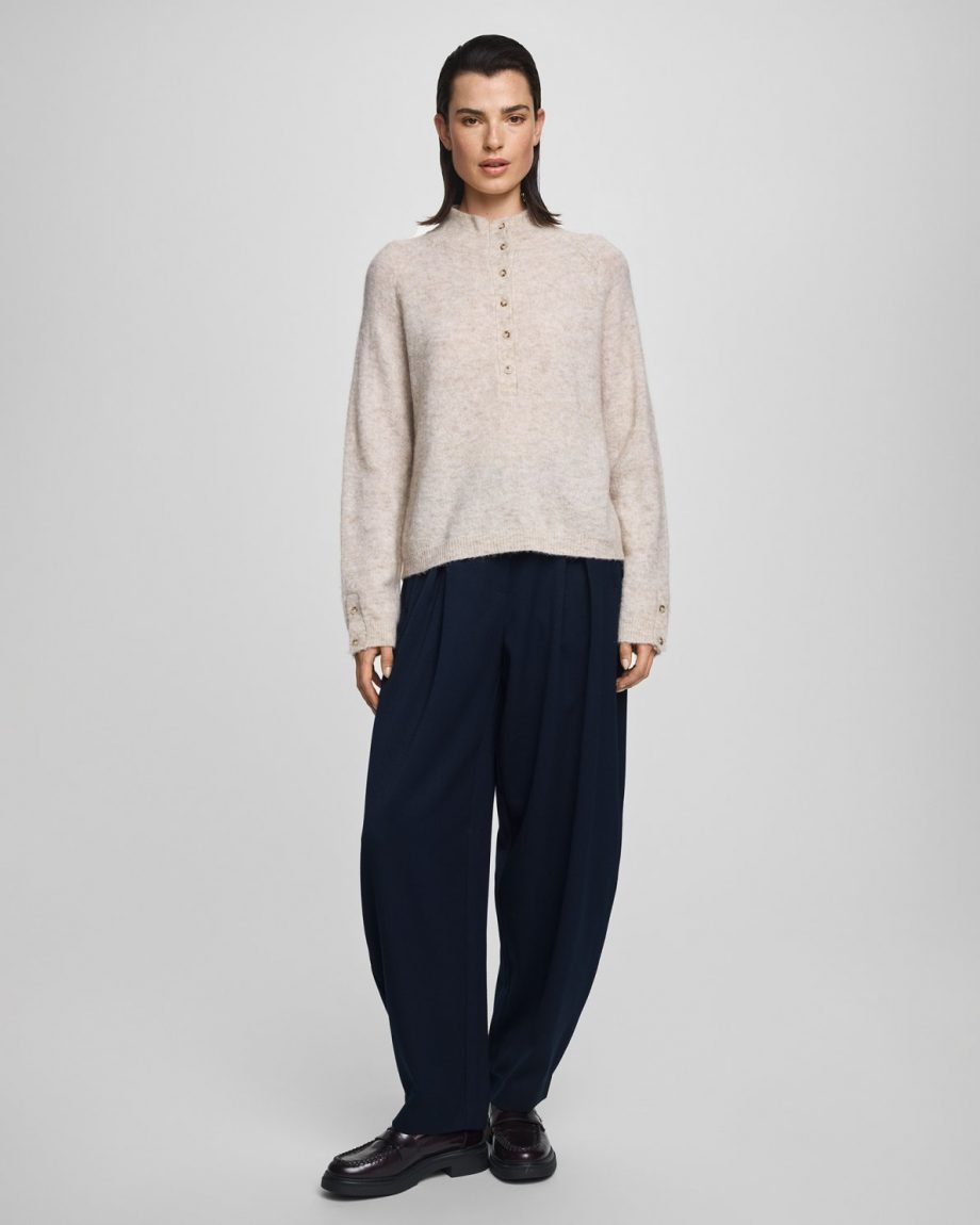 Milania Hope M pullover - Oatmeal melange