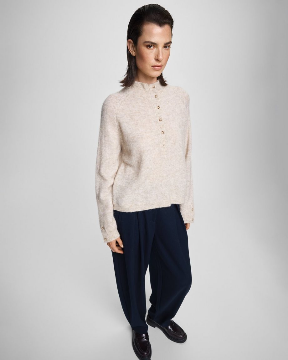 Milania Hope M pullover - Oatmeal melange