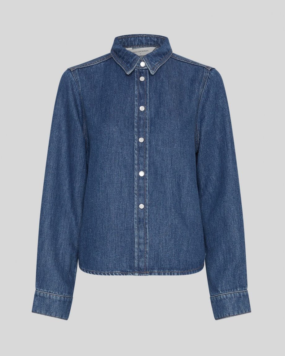 Laurentine Rue shirt - Mid blue wash