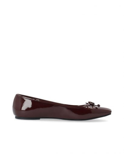 BiaRose Karre ballet flat - Burgundy patent