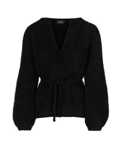 Fredrikke chunky cardigan - Black