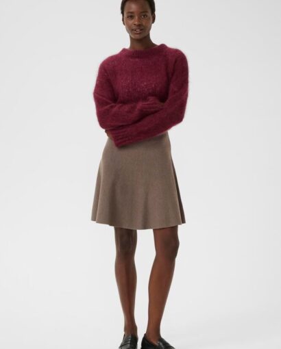 Vikes skirt - Mink melange