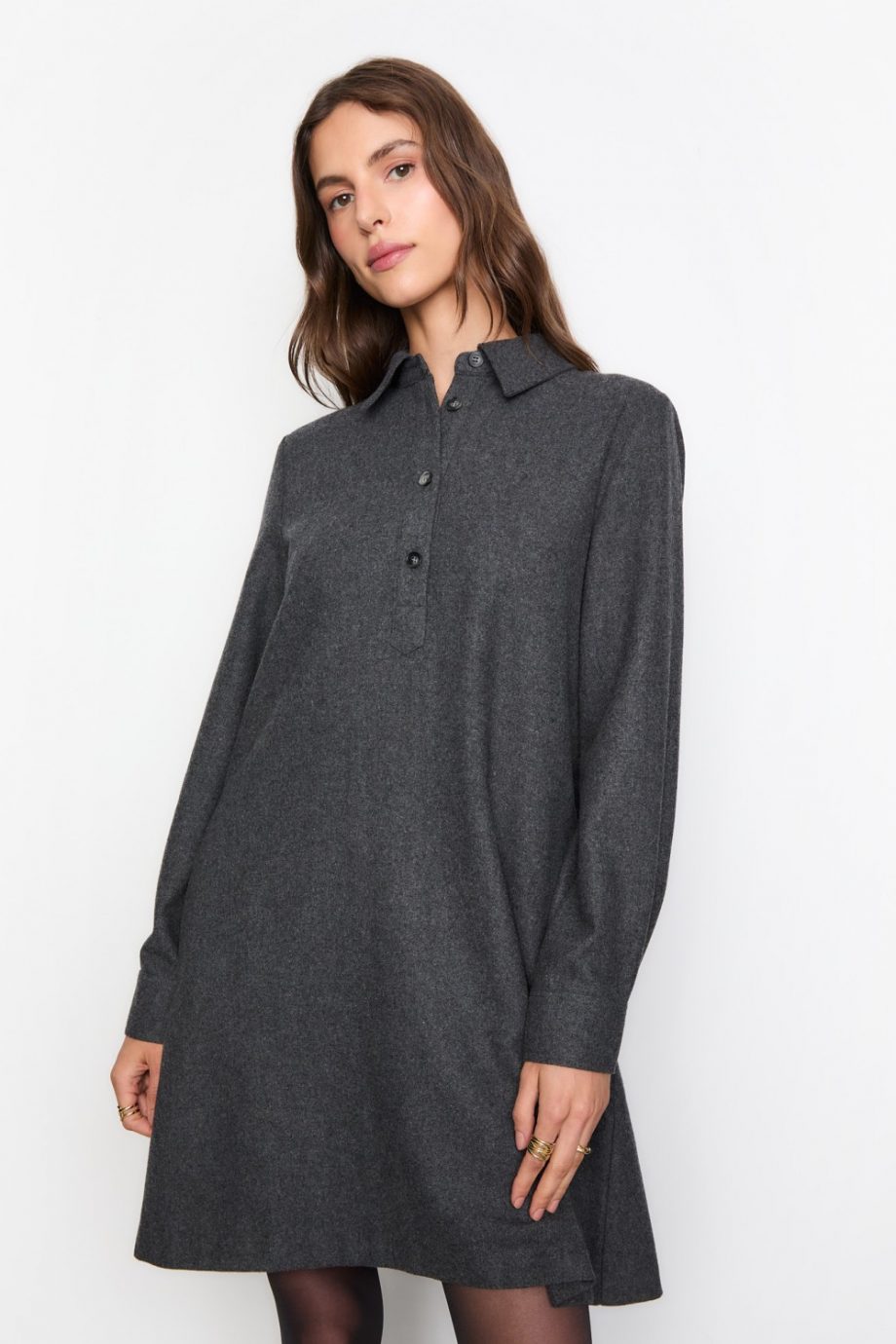 Odette dress - Grey melange