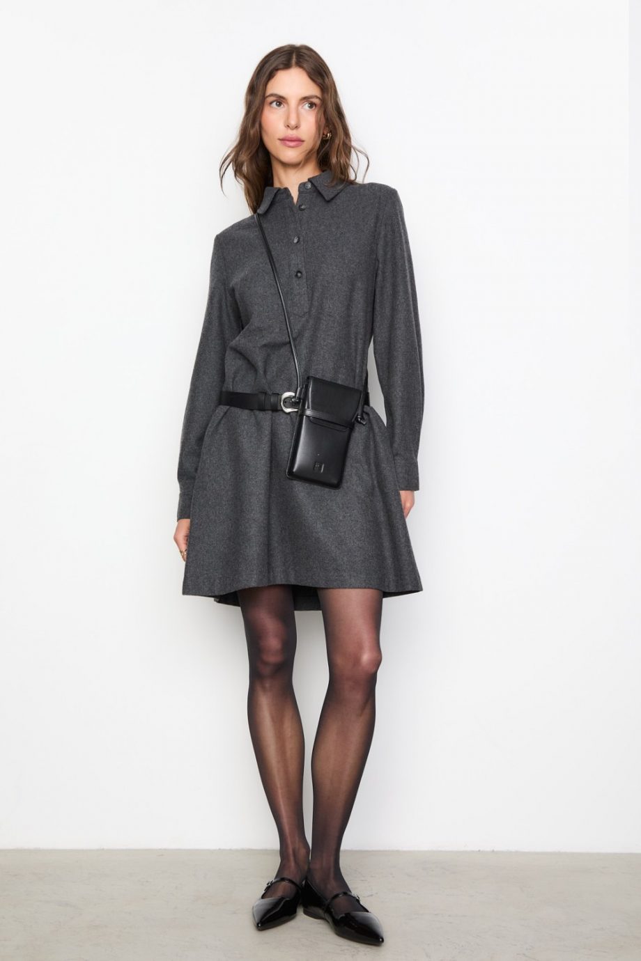 Odette dress - Grey melange