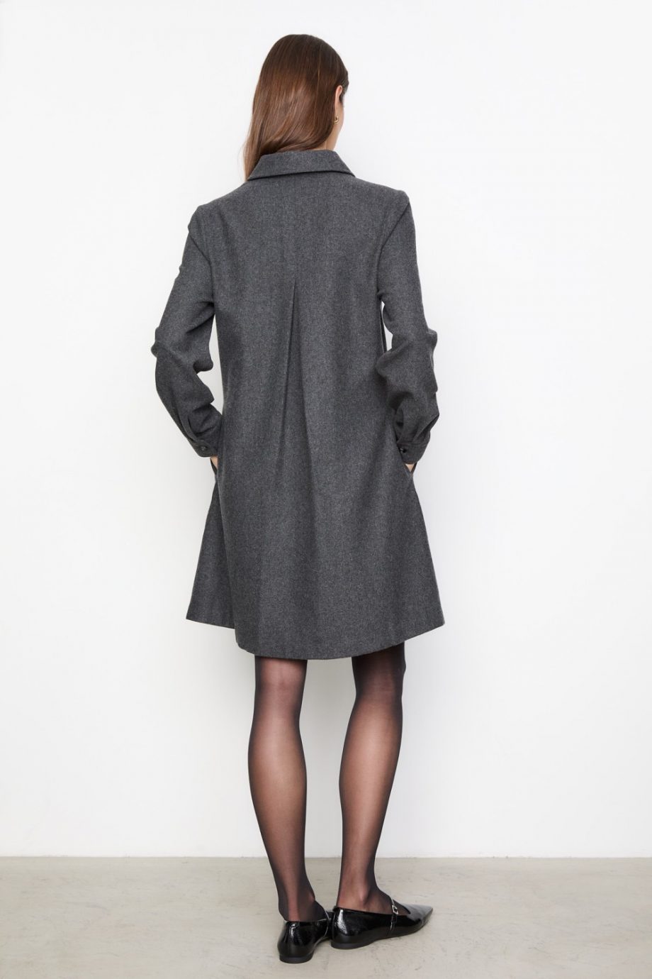Odette dress - Grey melange