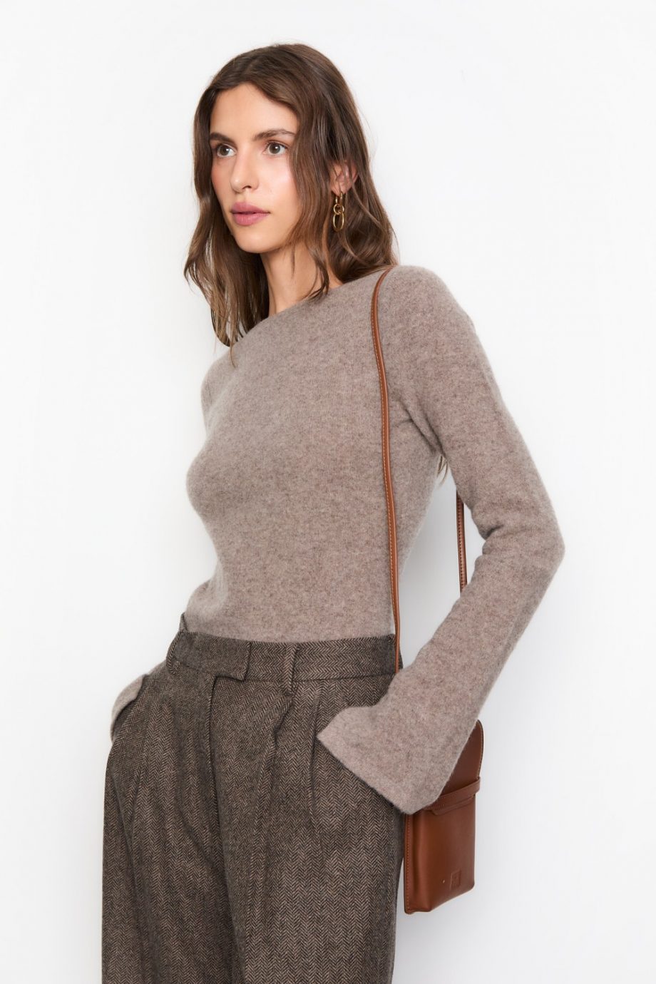 Joyce knit - Dark taupe