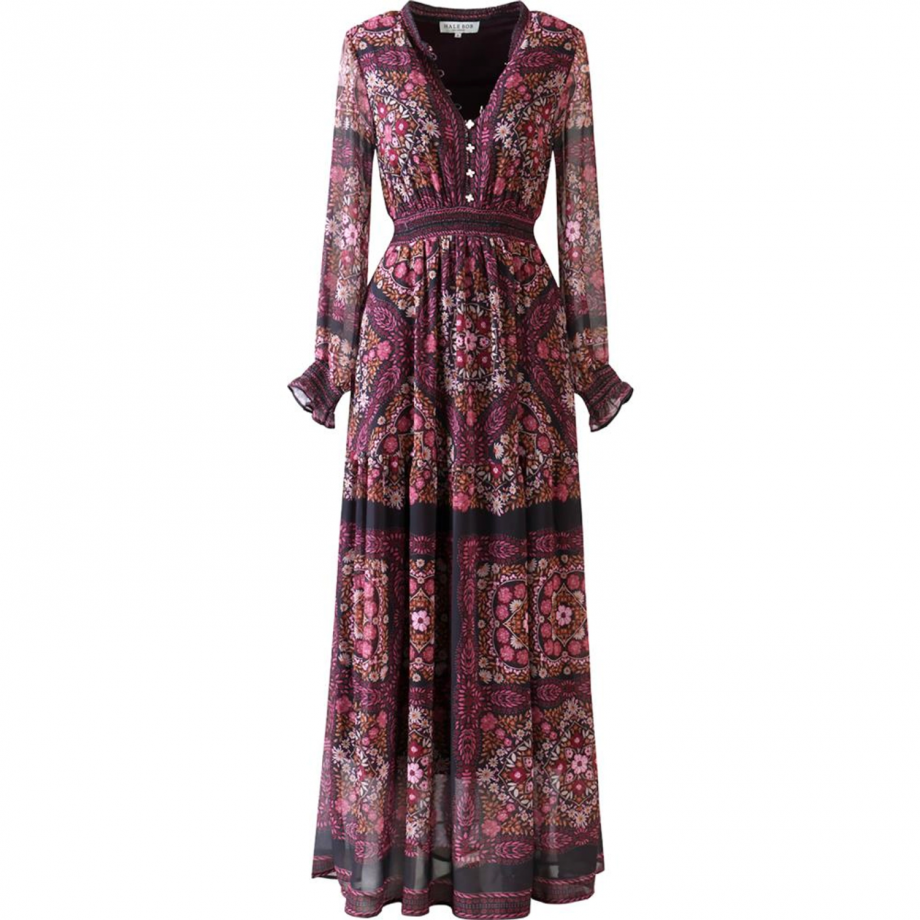 Marisol Dress - Wine