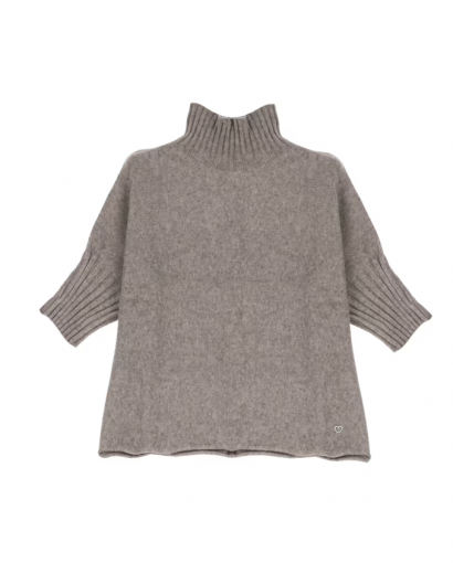 Turtleneck sweat - Beige