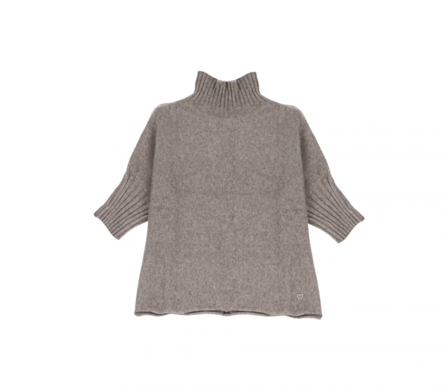 Turtleneck sweat - Beige