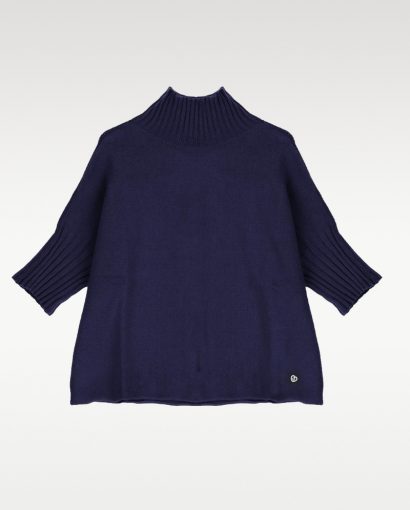 Turtleneck sweat - Blue