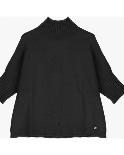 Turtleneck sweat - Black