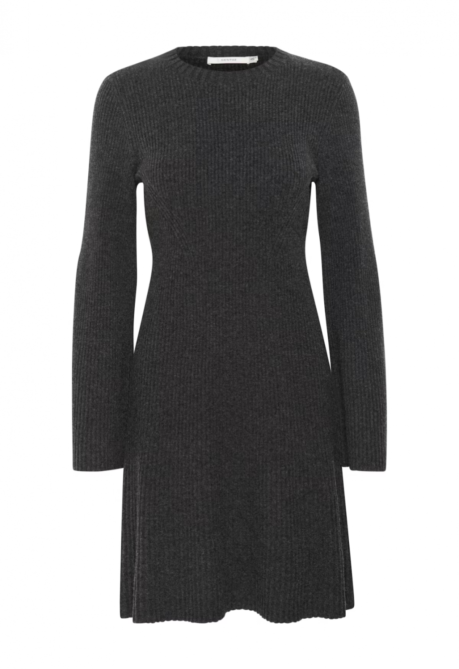 Antali Wool Dress - Charcoal mel