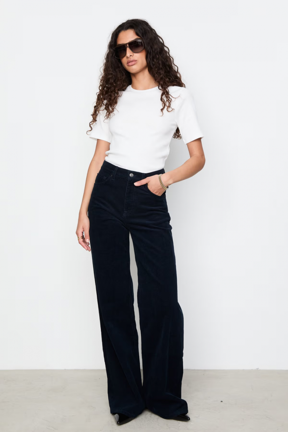 Pippa rib tee - Off-white