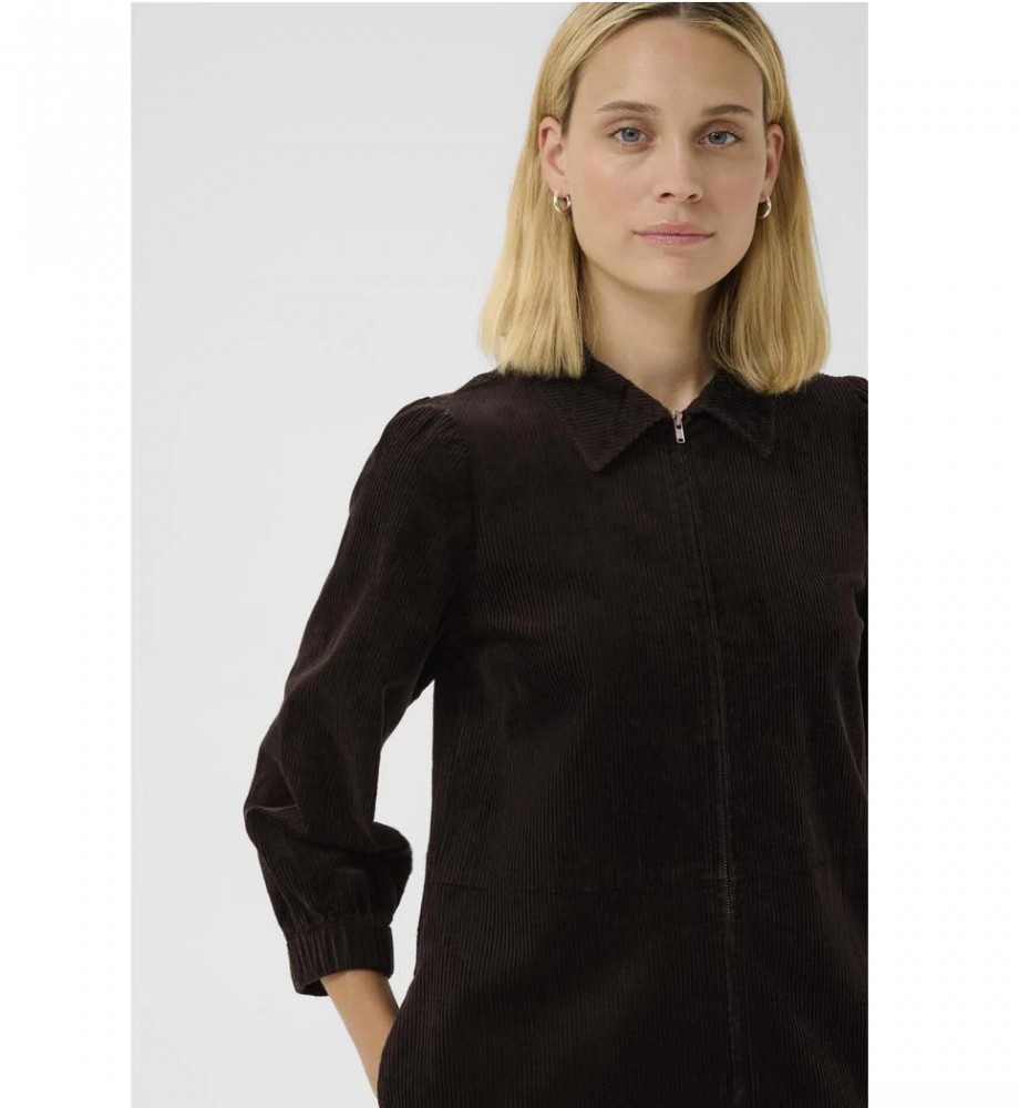 Eyvors cord dress - Ganache