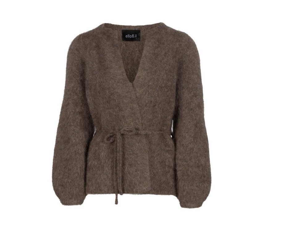 Fredrikke Chunky Cardigan - Brown