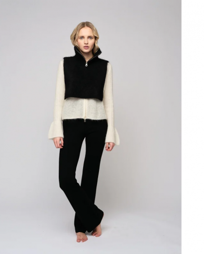 Belinda chunky high neck - Black