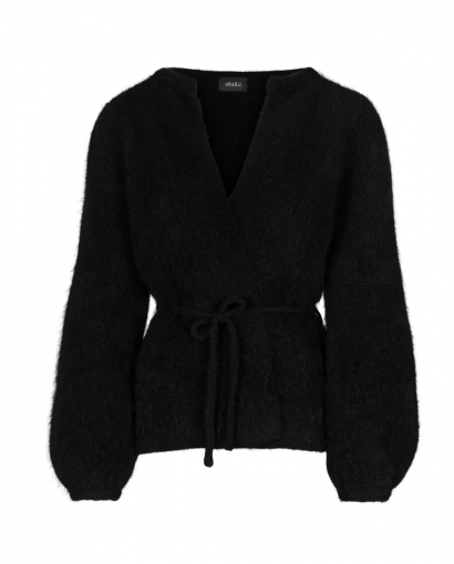 Fredrikke chunky cardigan - Black
