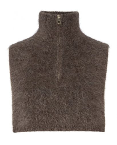 Belinda chunky high neck - Brown