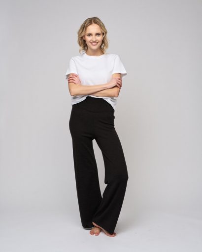 Mubi merino pant - Dark brown