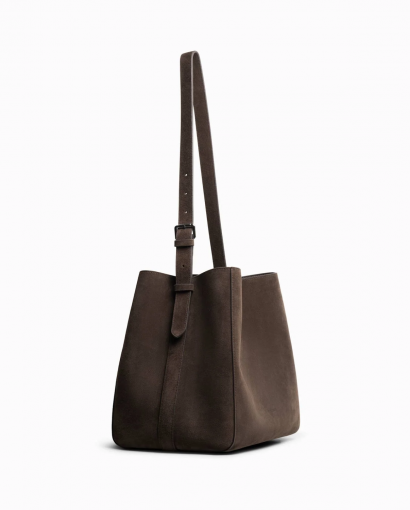 Sac Medium suede - Truffle