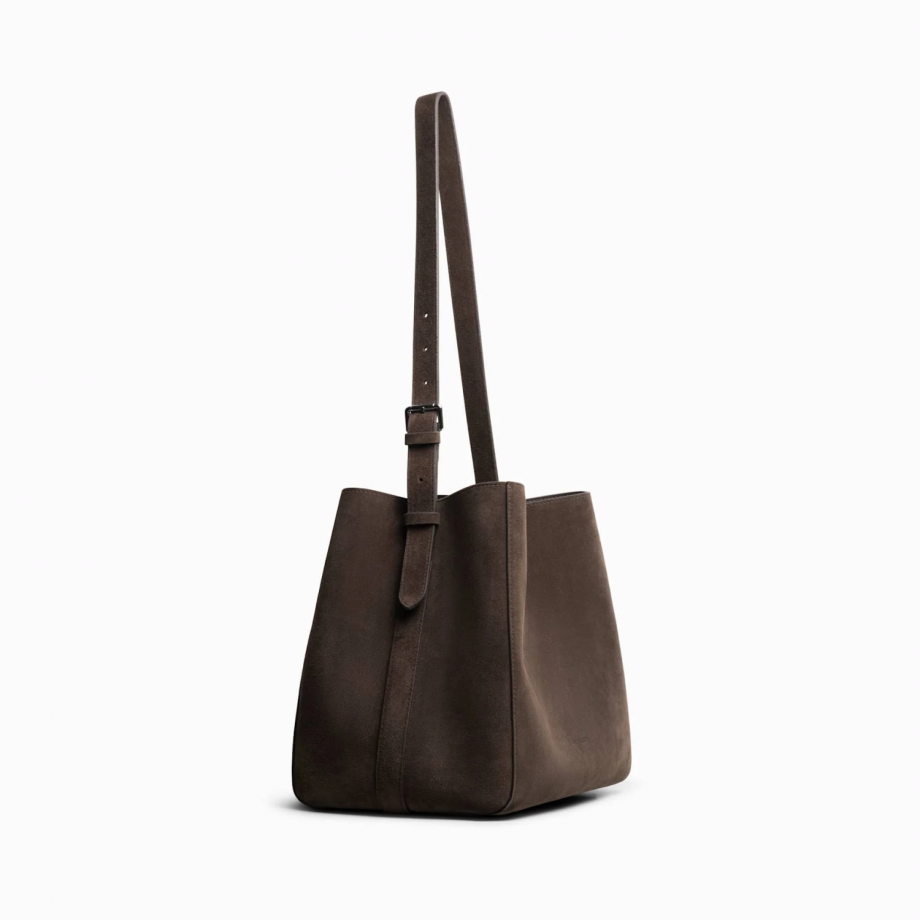 Sac Medium suede - Truffle