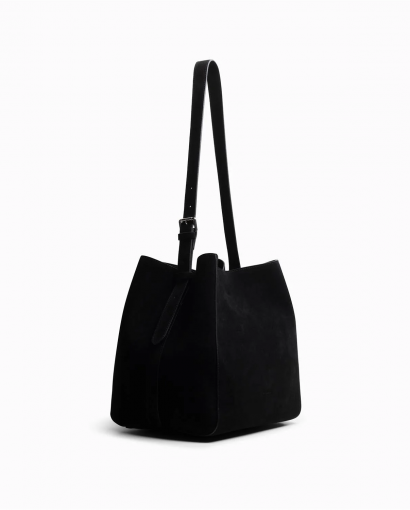 Sac Medium suede - Black