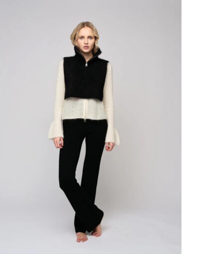 Belinda chunky high neck - Black