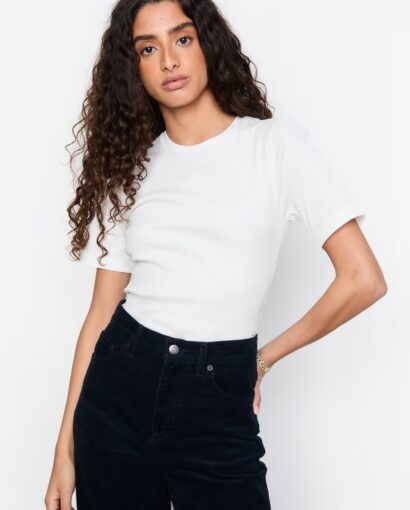 Pippa rib tee - Off-white