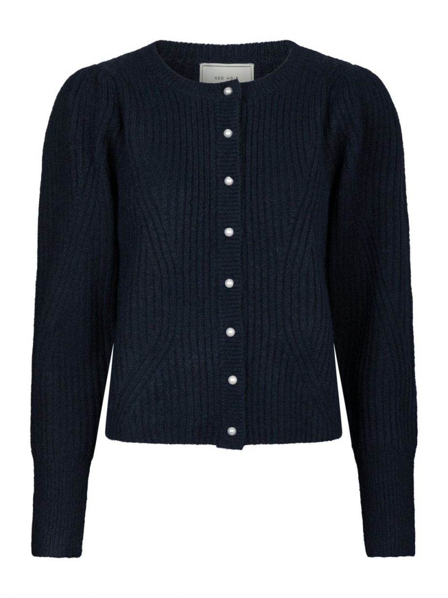 Puli knit cardigan - Navy