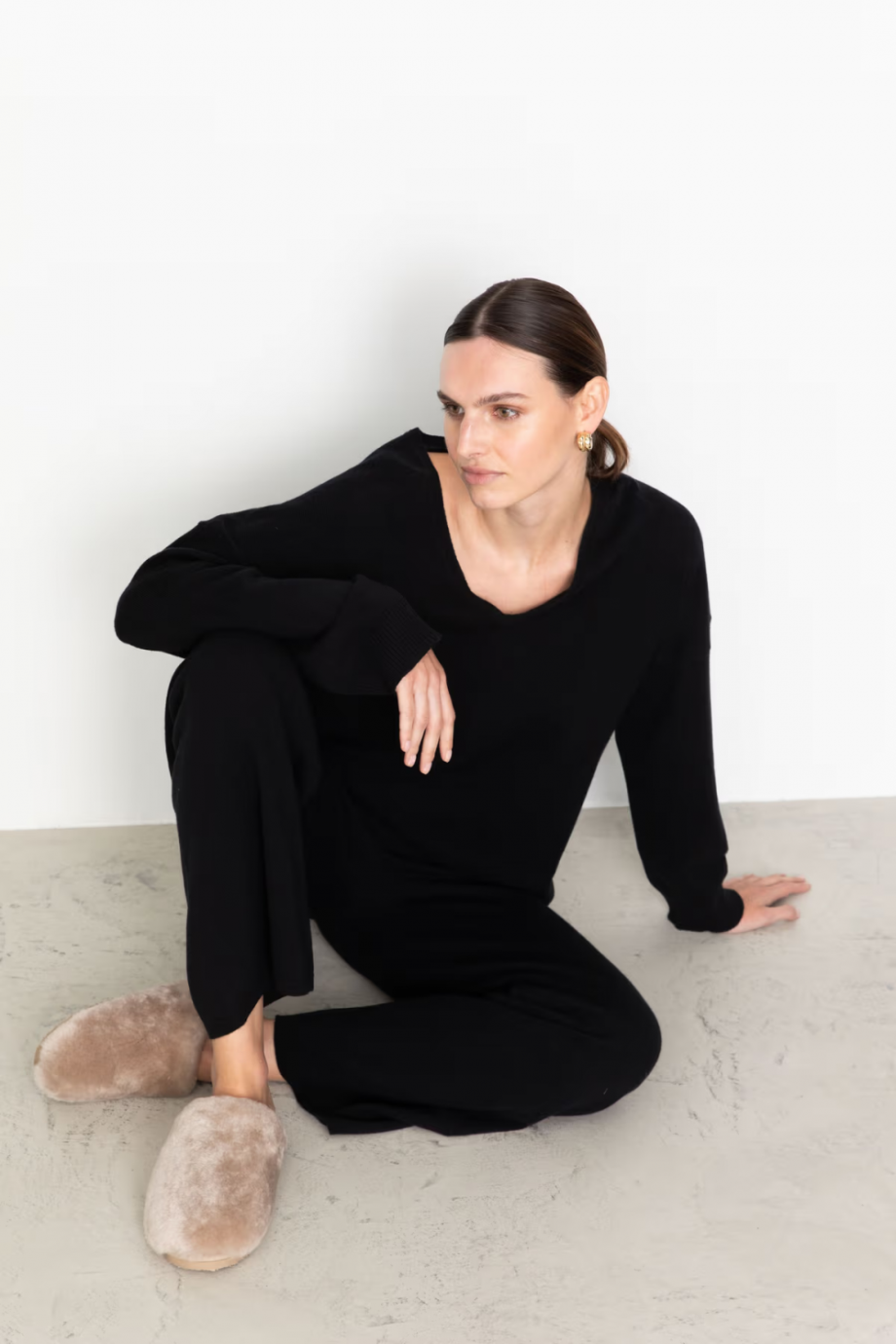 Cozy slippers - Taupe