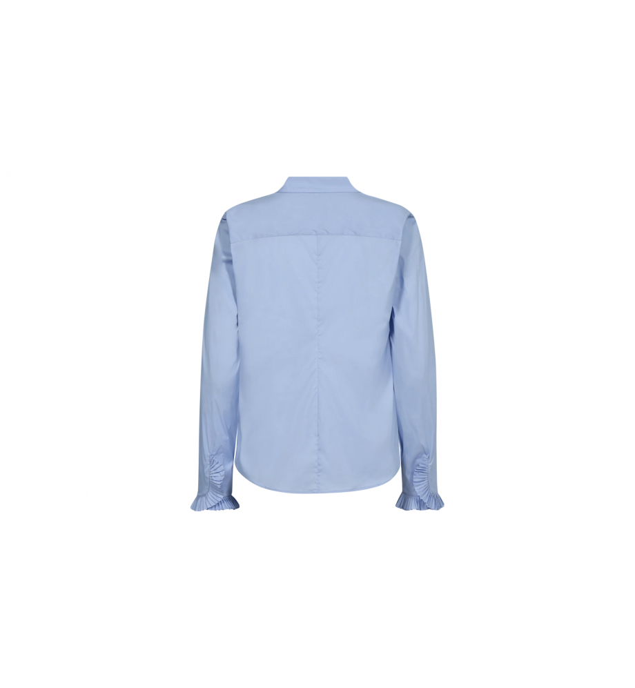 Hassie Pleat Shirt - Brunnea Blue