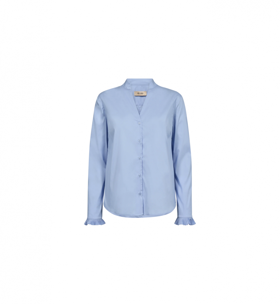 Hassie Pleat Shirt - Brunnea Blue