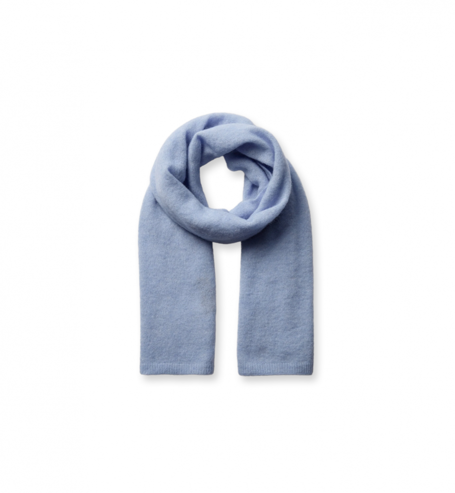 Mape Knit Scarf - Brunnera Blue