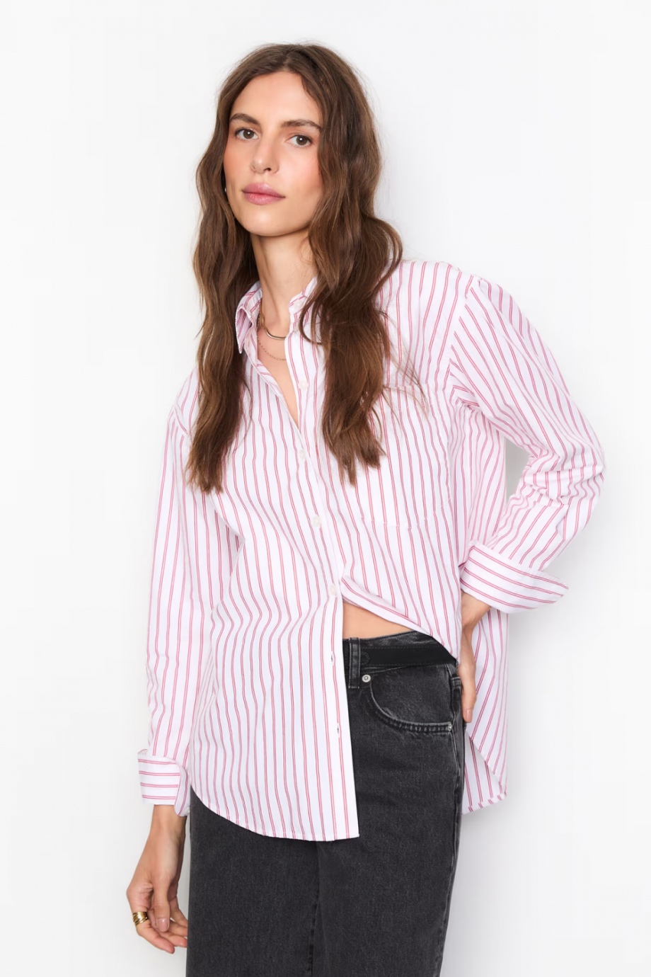 Bibi stripe shirt -  Red stripe