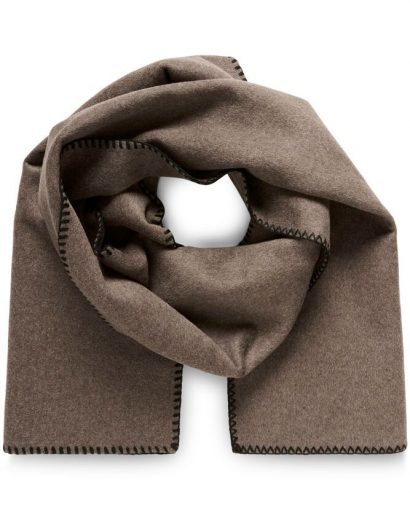 Suzette scarf - Dark walnut melange
