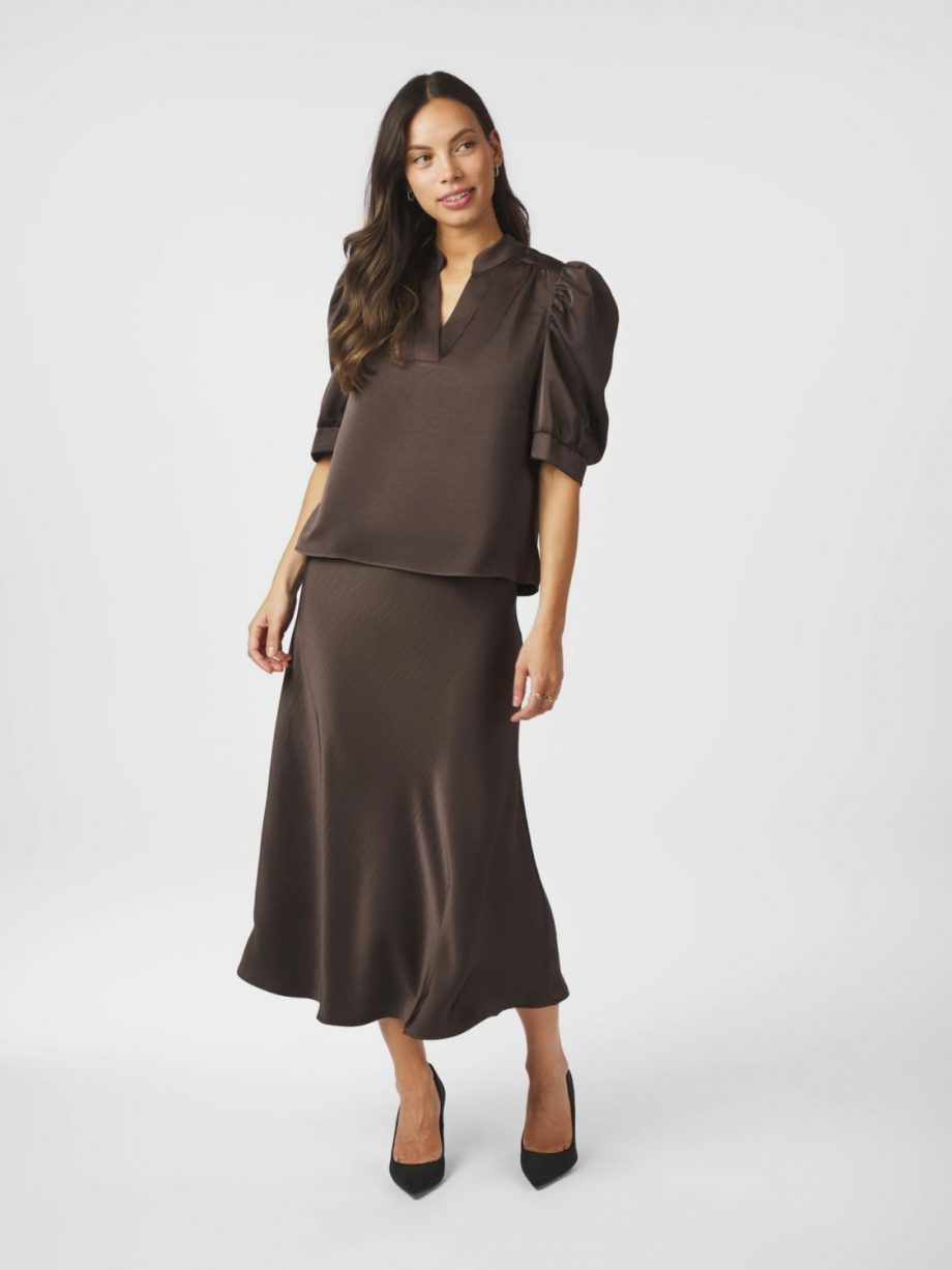 Bovary skirt - Dark brown
