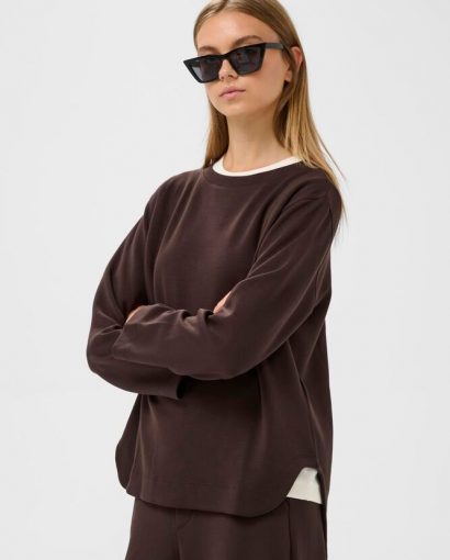 Gincent crewneck - Chocolate brown