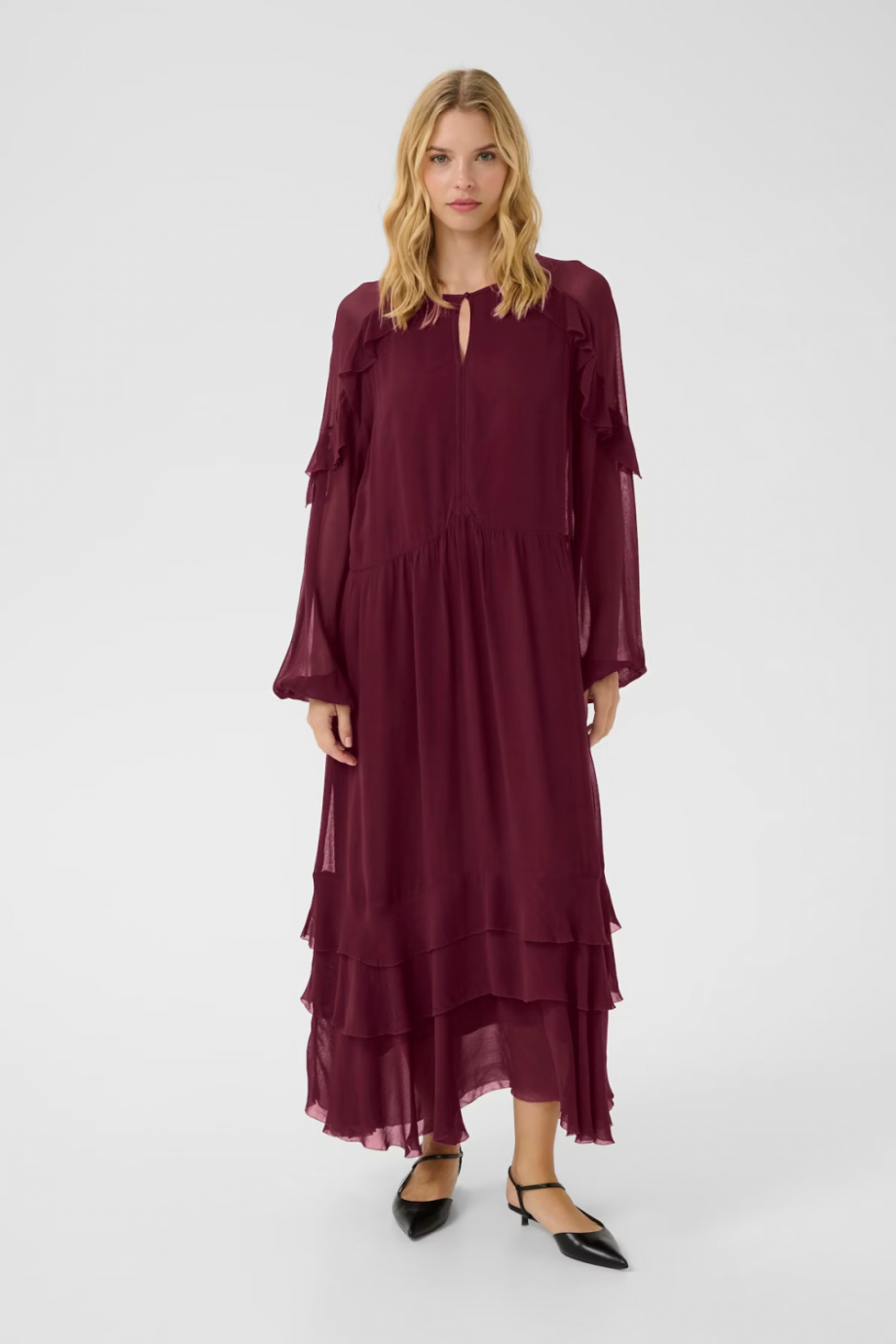 Sammi dress - Tawny port