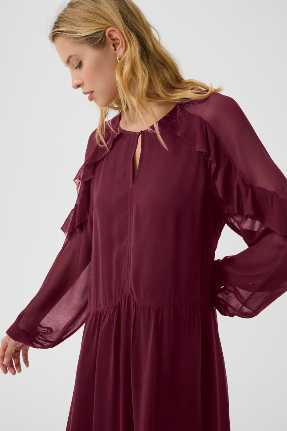 Sammi dress - Tawny port