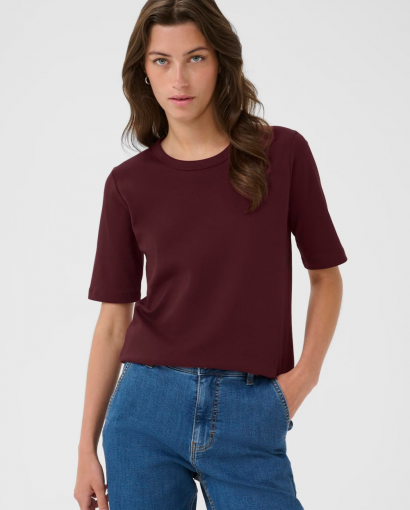 Ratana t-shirt - Tawny port