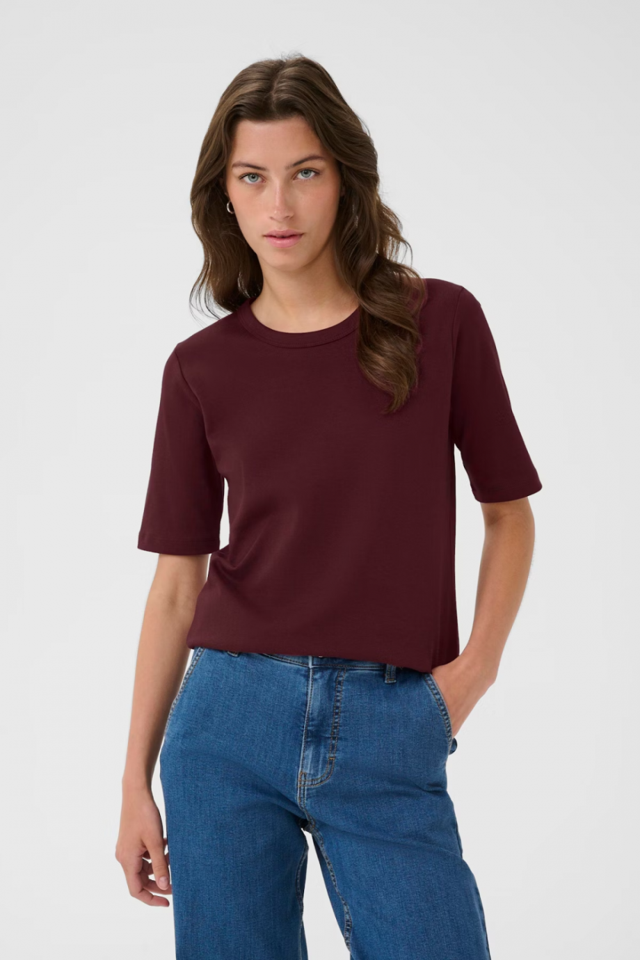 Ratana t-shirt - Tawny port