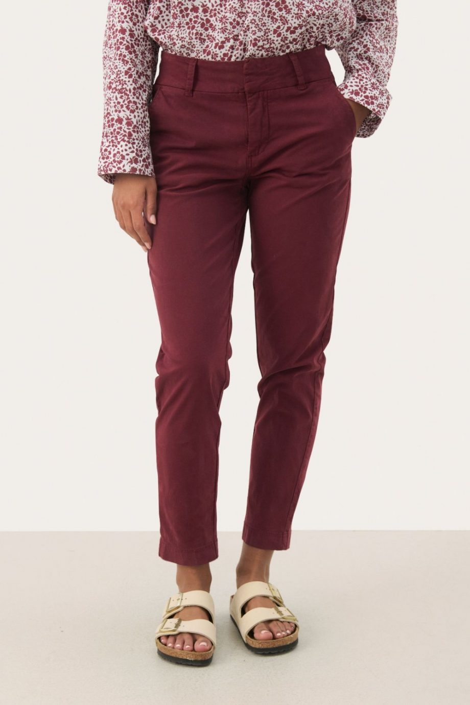 Soffys pant - Tawny port